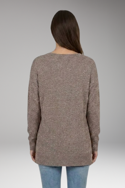 Alina | Pull en maille à col en V pour femme