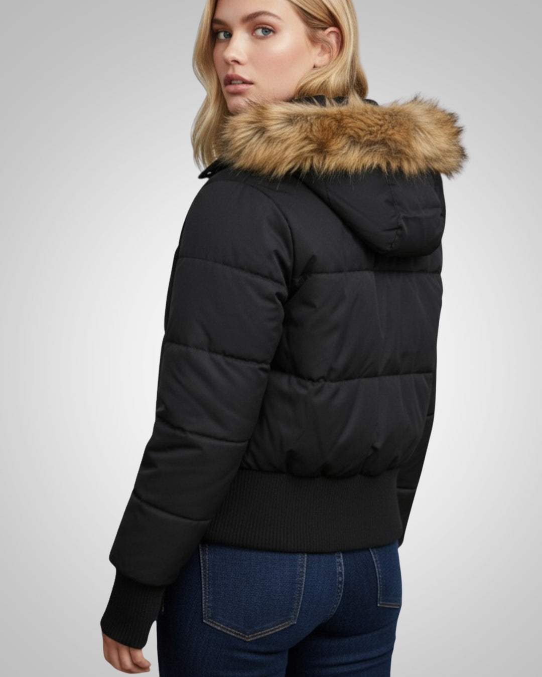 Alma | Manteau d’hiver matelassé pour femme avec capuche