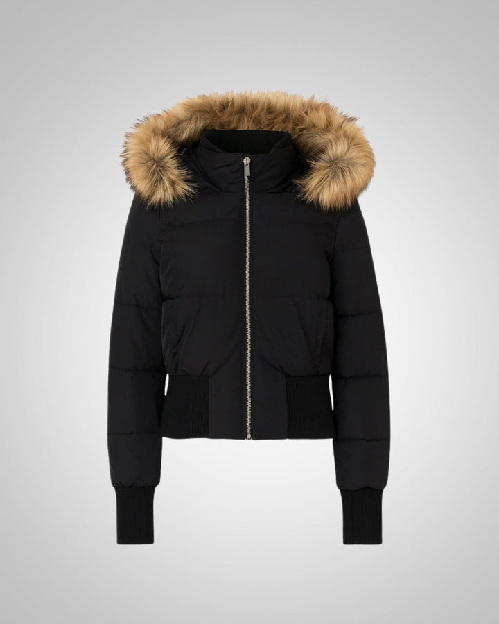 Alma | Manteau d’hiver matelassé pour femme avec capuche