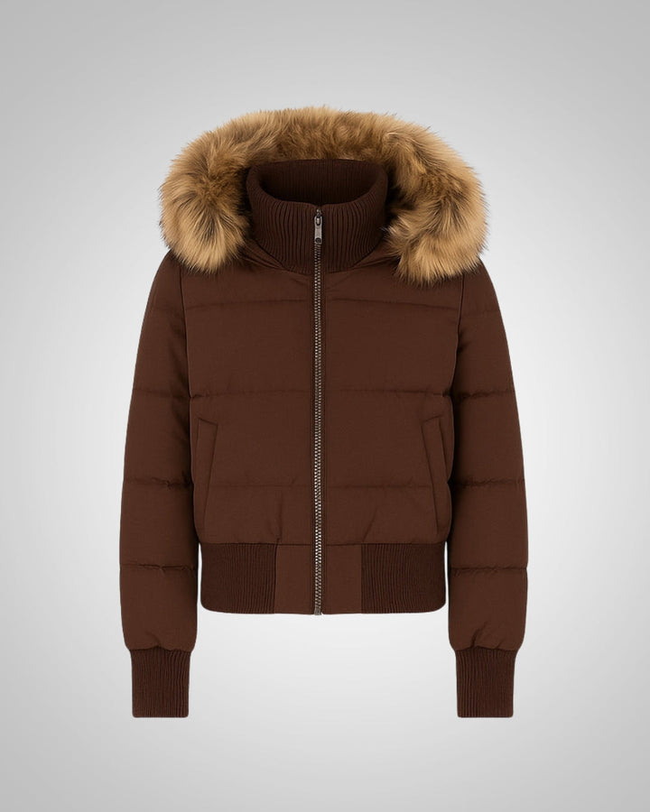 Alma | Manteau d’hiver matelassé pour femme avec capuche