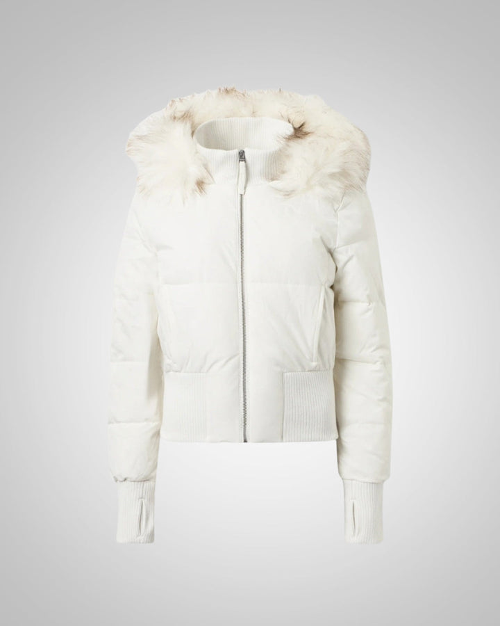 Alma | Manteau d’hiver matelassé pour femme avec capuche