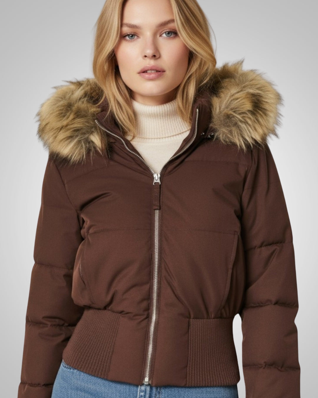 Alma | Manteau d’hiver matelassé pour femme avec capuche