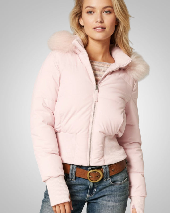 Alma | Manteau d’hiver matelassé pour femme avec capuche