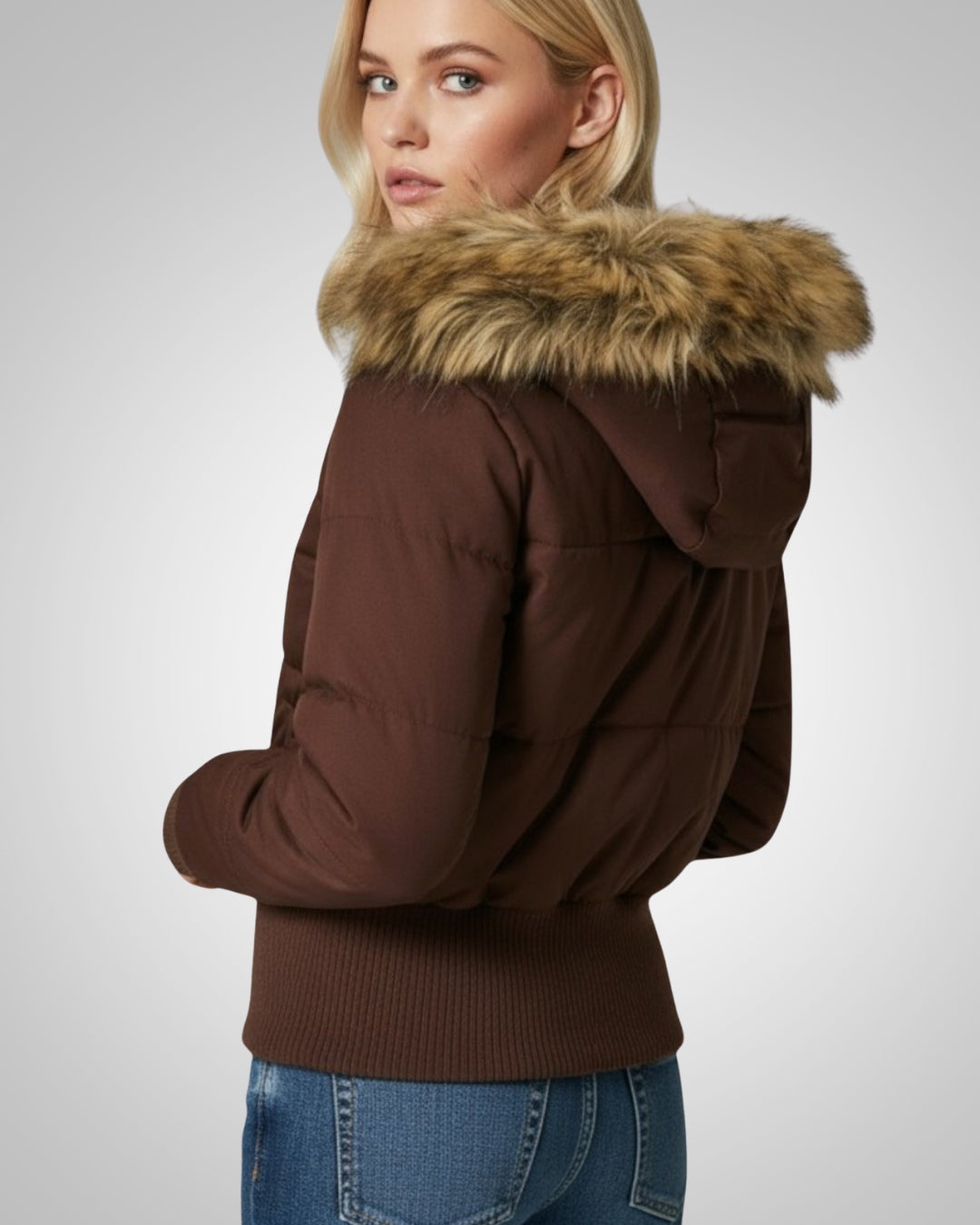 Alma | Manteau d’hiver matelassé pour femme avec capuche