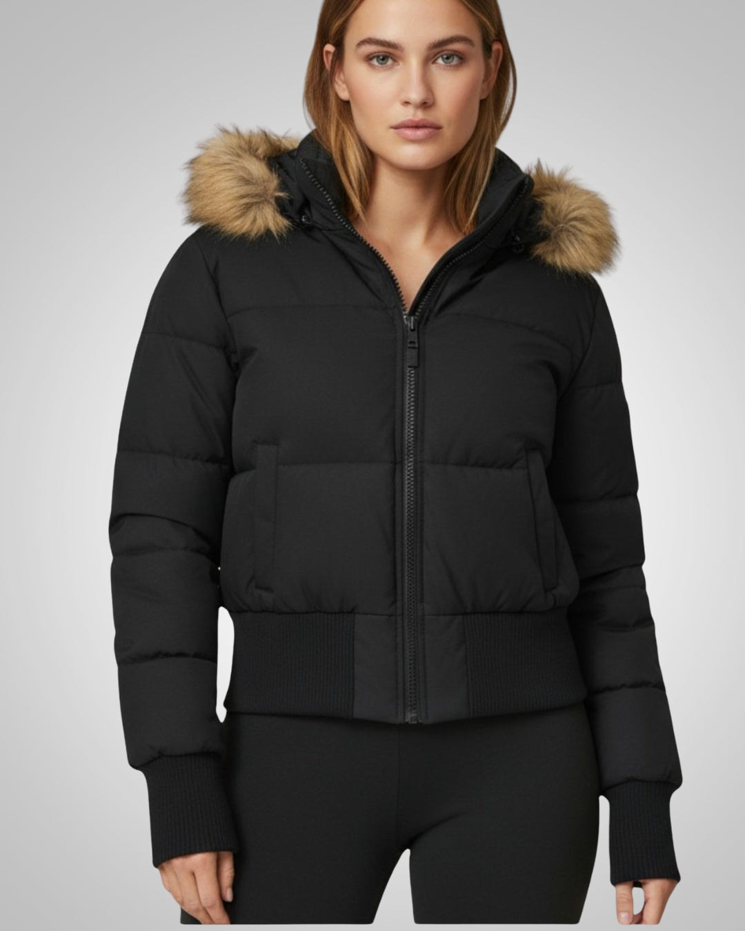 Alma | Manteau d’hiver matelassé pour femme avec capuche