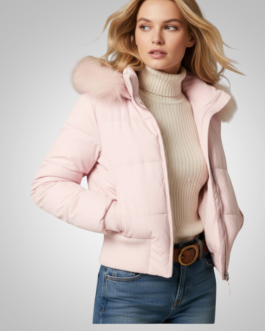Alma | Manteau d’hiver matelassé pour femme avec capuche