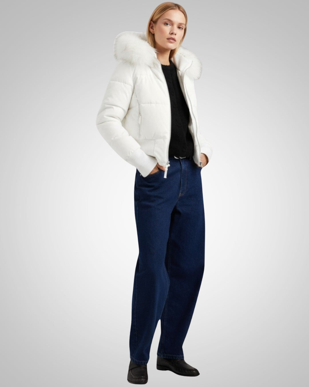 Alma | Manteau d’hiver matelassé pour femme avec capuche