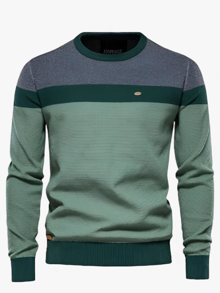 Daniel | Men's Cotton Colorblock Sweater