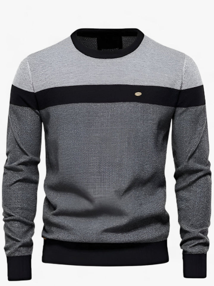 Daniel | Men's Cotton Colorblock Sweater