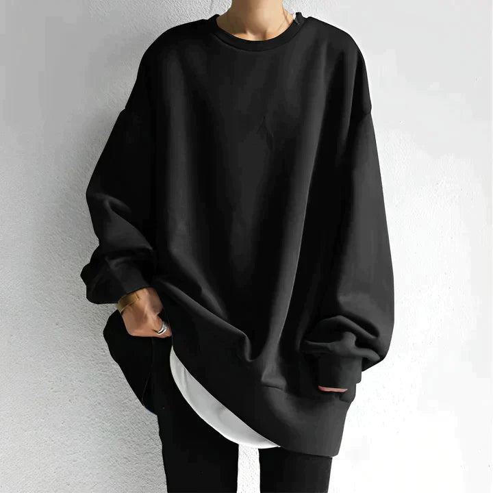 Anja | Sweat-shirt oversize à col rond pour femme