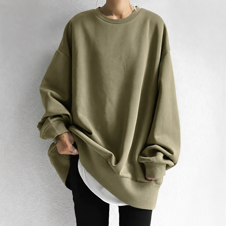 Anja | Sweat-shirt oversize à col rond pour femme
