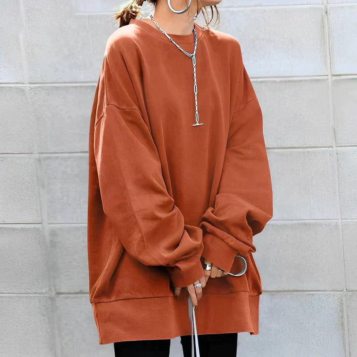 Anja | Sweat-shirt oversize à col rond pour femme