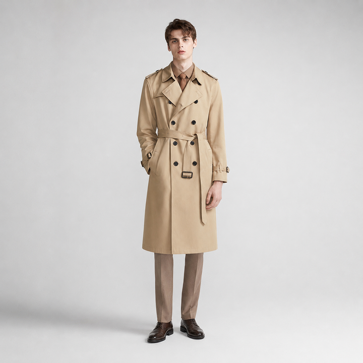 Benjamin | Men's Belted Trench Coat