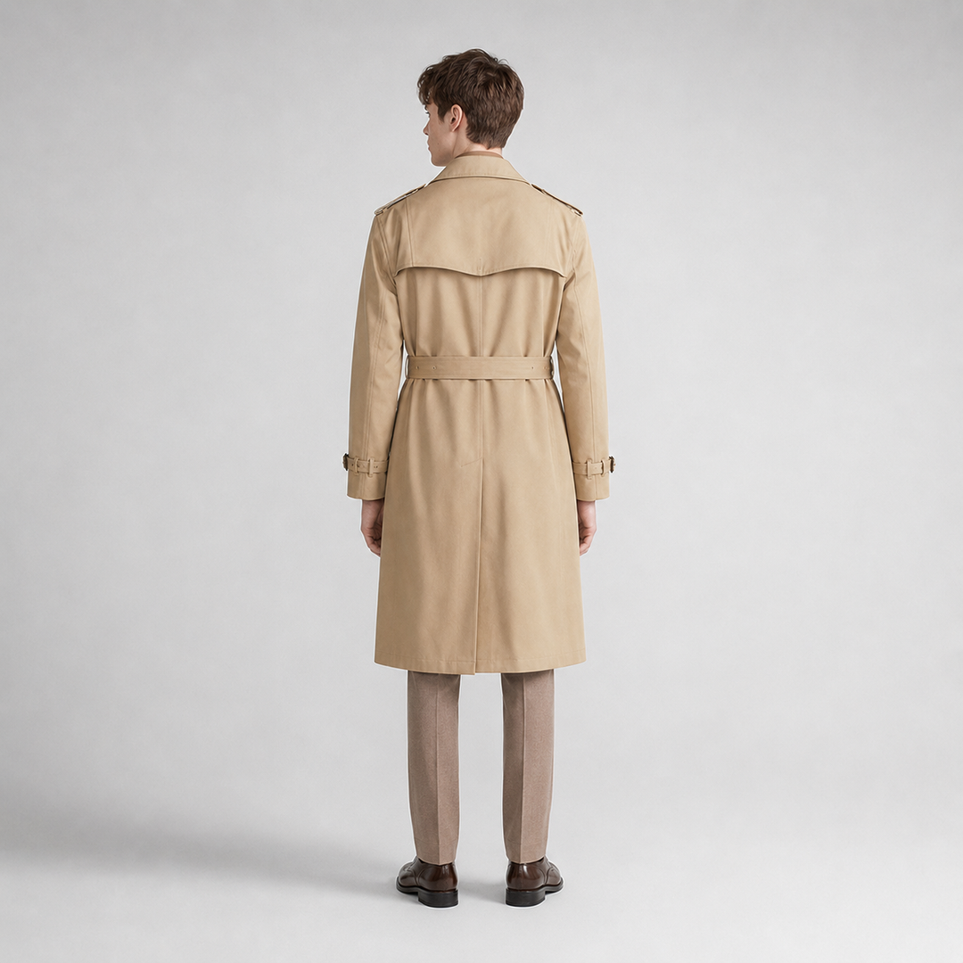Benjamin | Men's Belted Trench Coat