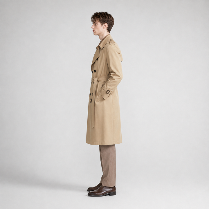Benjamin | Men's Belted Trench Coat