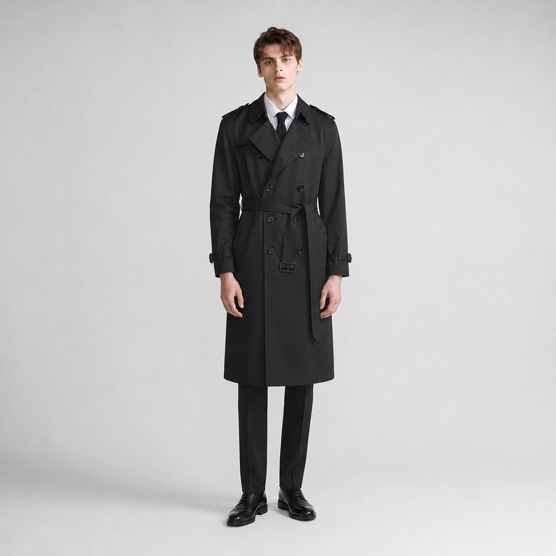 Benjamin | Men's Belted Trench Coat