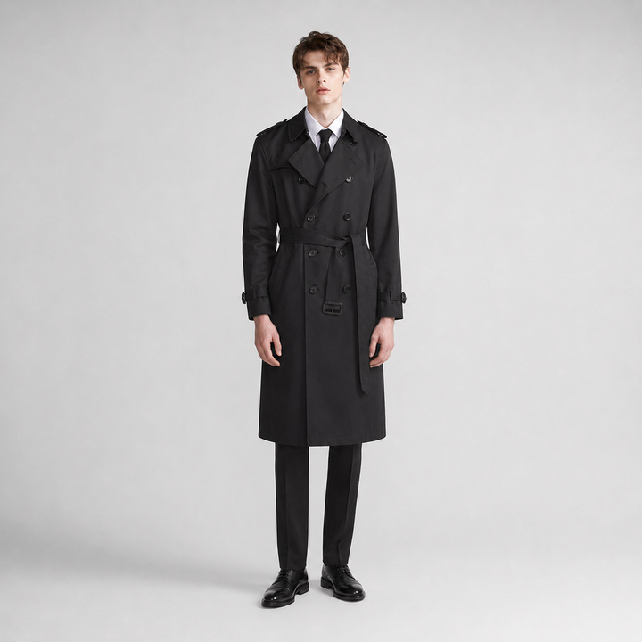 Benjamin | Men's Belted Trench Coat