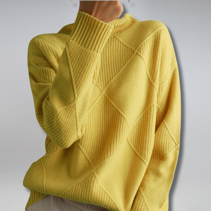 Carla | Pull en maille à col roulé pour femme