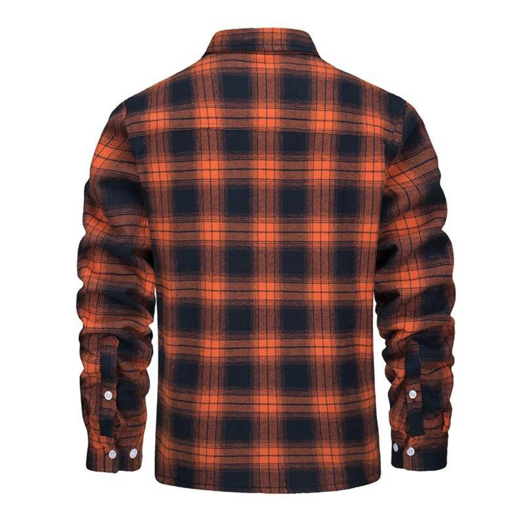 David | Surchemise à carreaux en sherpa pour homme