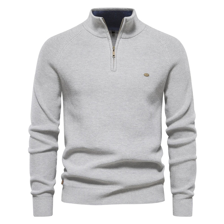 Dominik | Herren Half-Zip Strickpullover