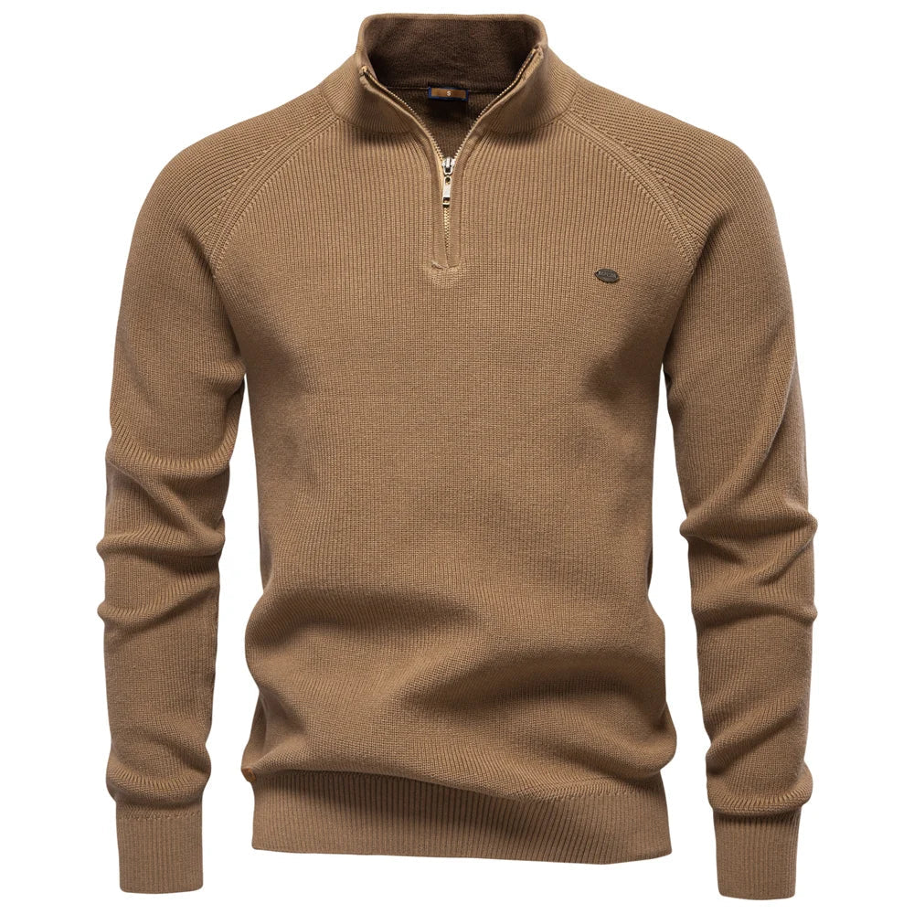 Dominik | Herren Half-Zip Strickpullover