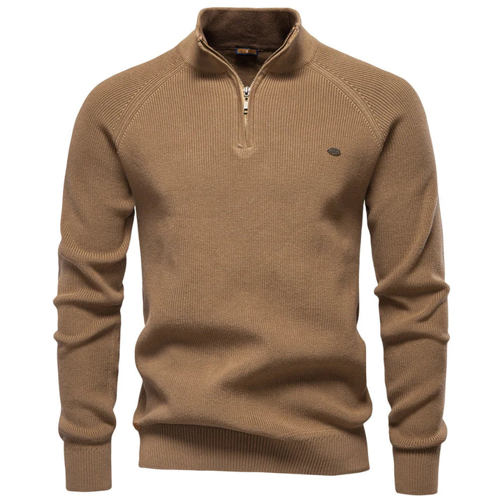 Dominik | Herren Half-Zip Strickpullover