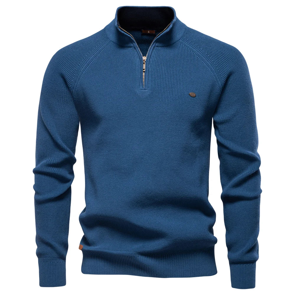 Dominik | Herren Half-Zip Strickpullover