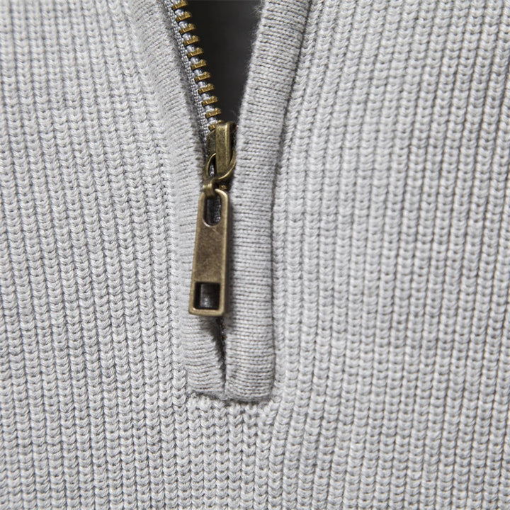 Dominik | Herren Half-Zip Strickpullover