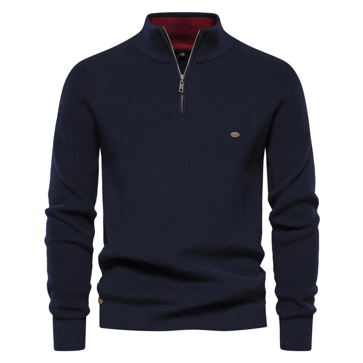 Dominik | Herren Half-Zip Strickpullover