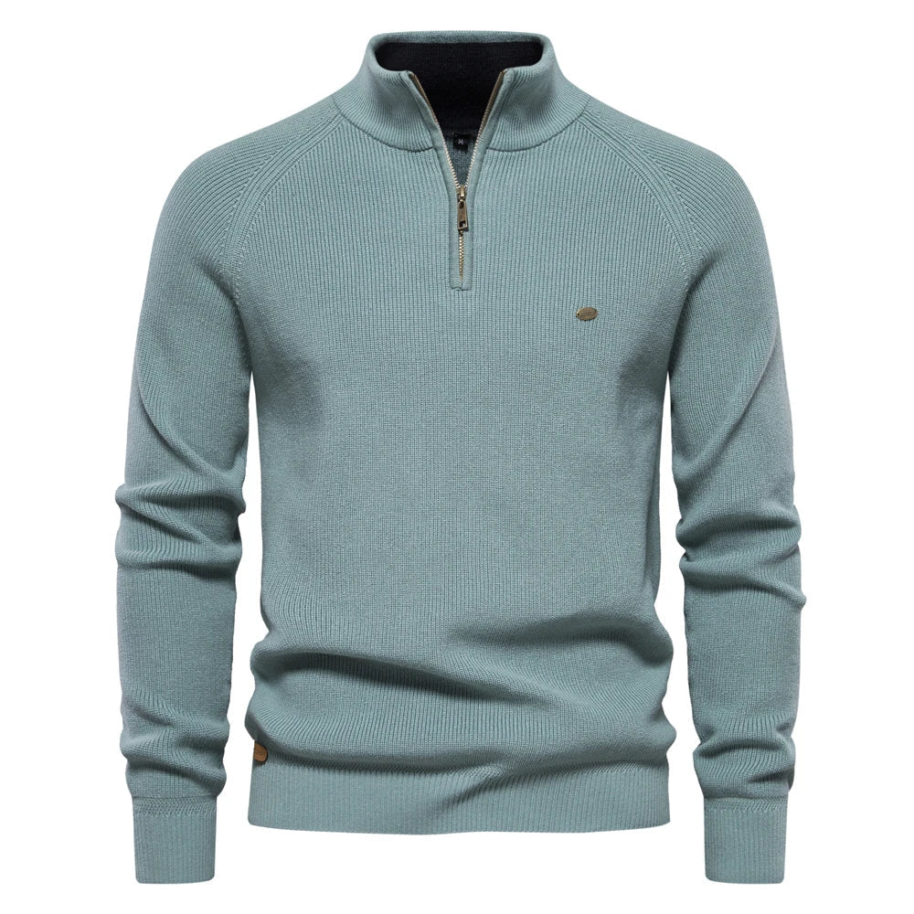Dominik | Herren Half-Zip Strickpullover