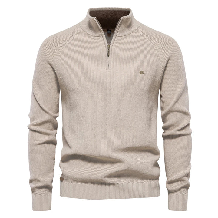 Dominik | Herren Half-Zip Strickpullover