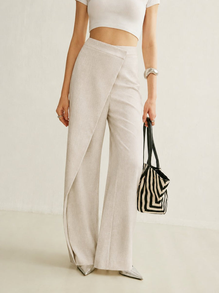 Elena | Damen High Waist Weite Hose