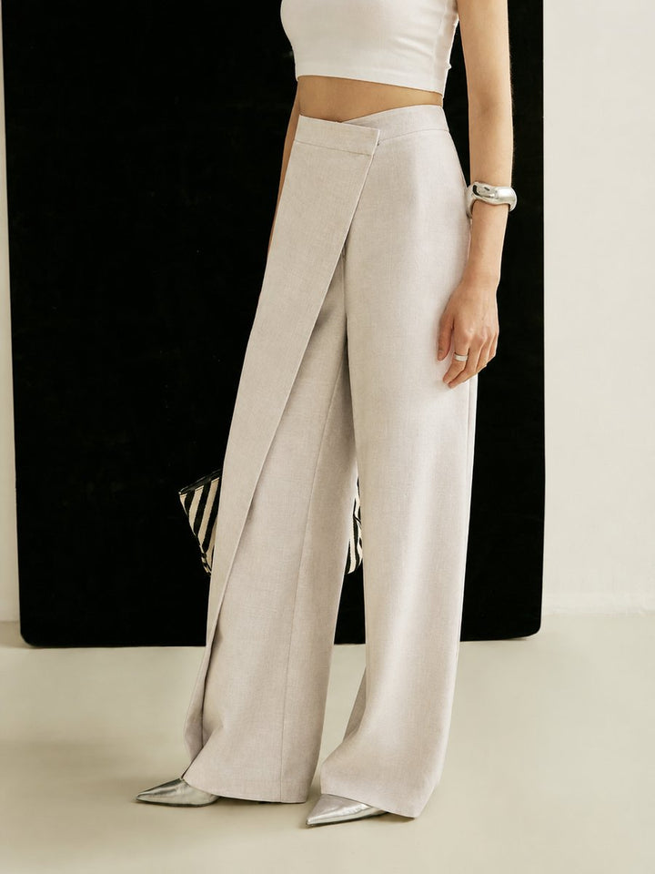 Elena | Damen High Waist Weite Hose