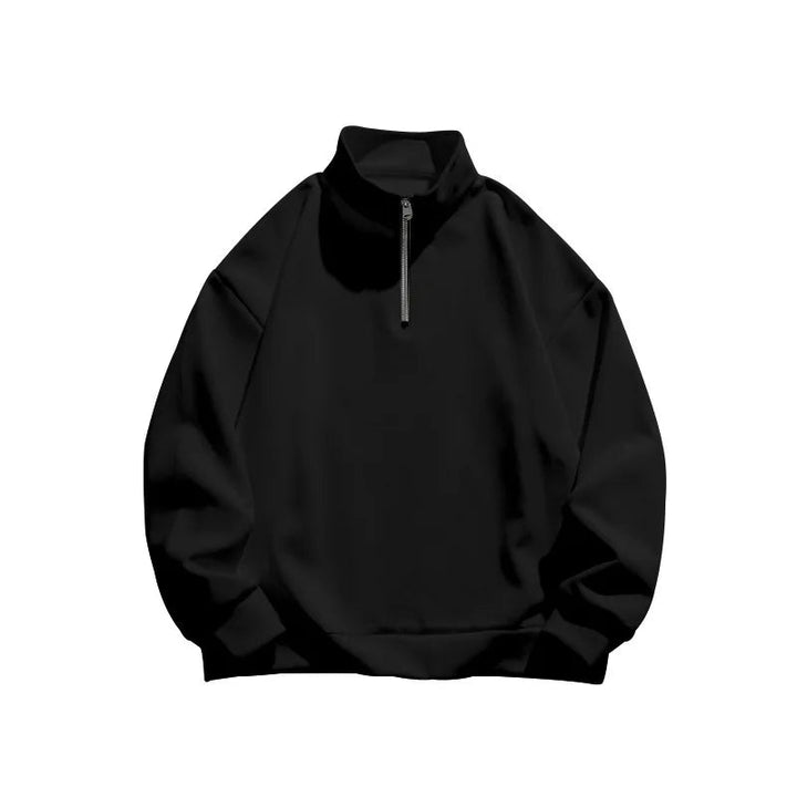 Elian | Herren Troyer Sweatshirt mit Stehkragen