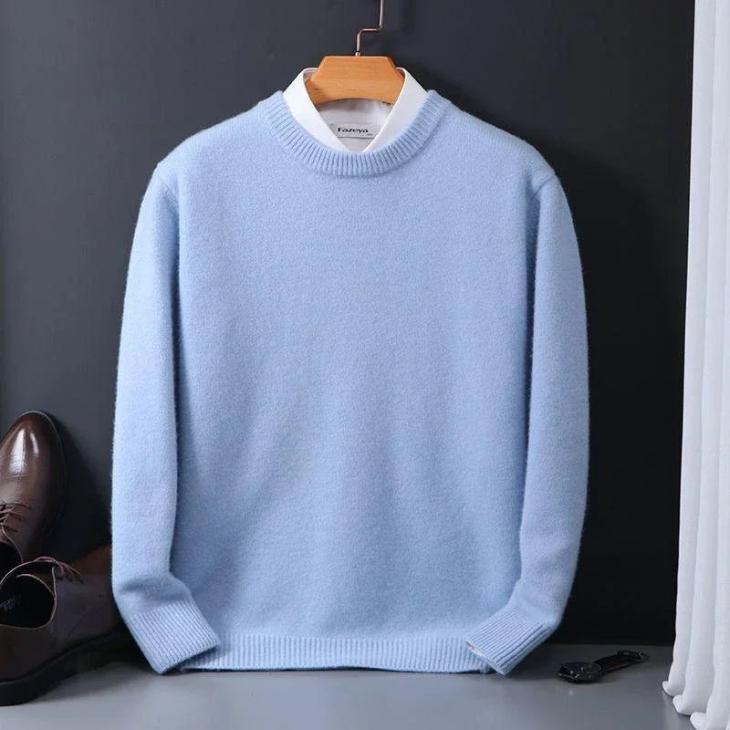 Zaldy | Pull en maille pour homme à col rond