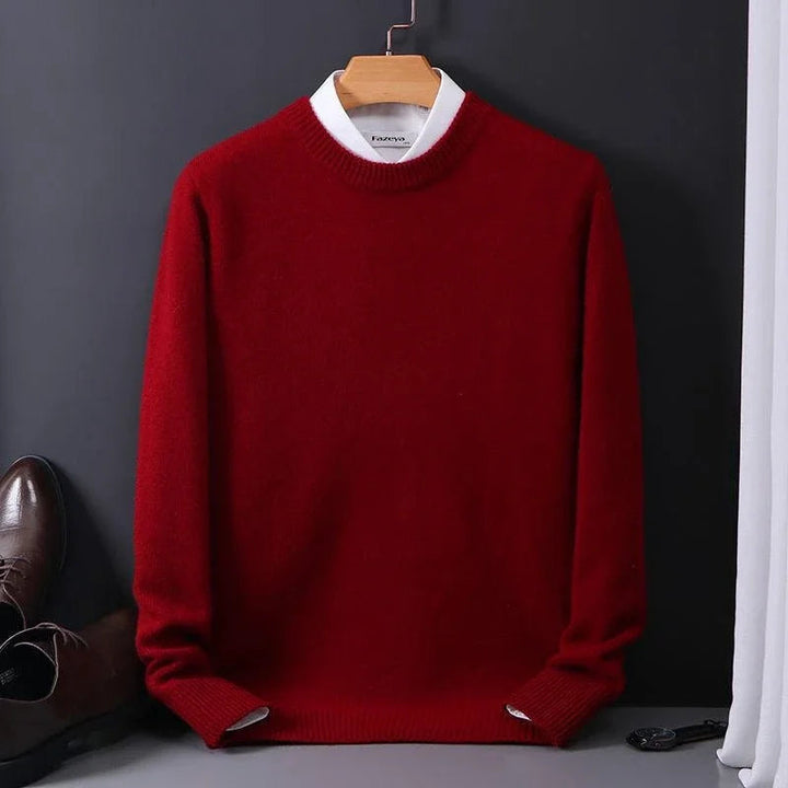 Zaldy | Pull en maille pour homme à col rond
