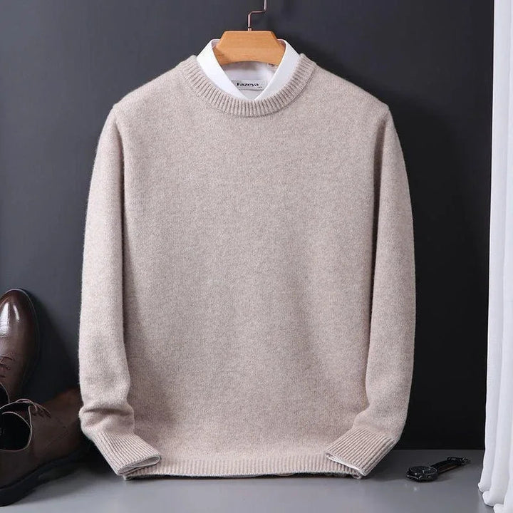 Zaldy | Pull en maille pour homme à col rond