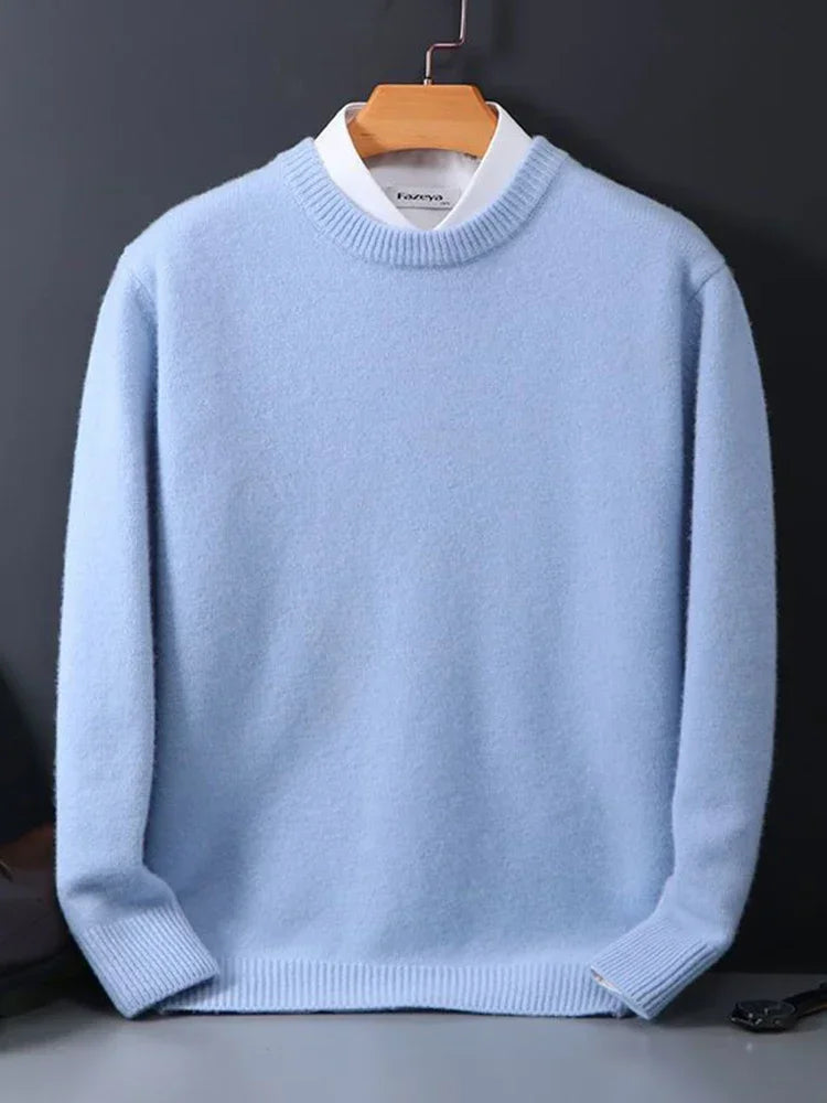 Zaldy | Pull en maille pour homme à col rond