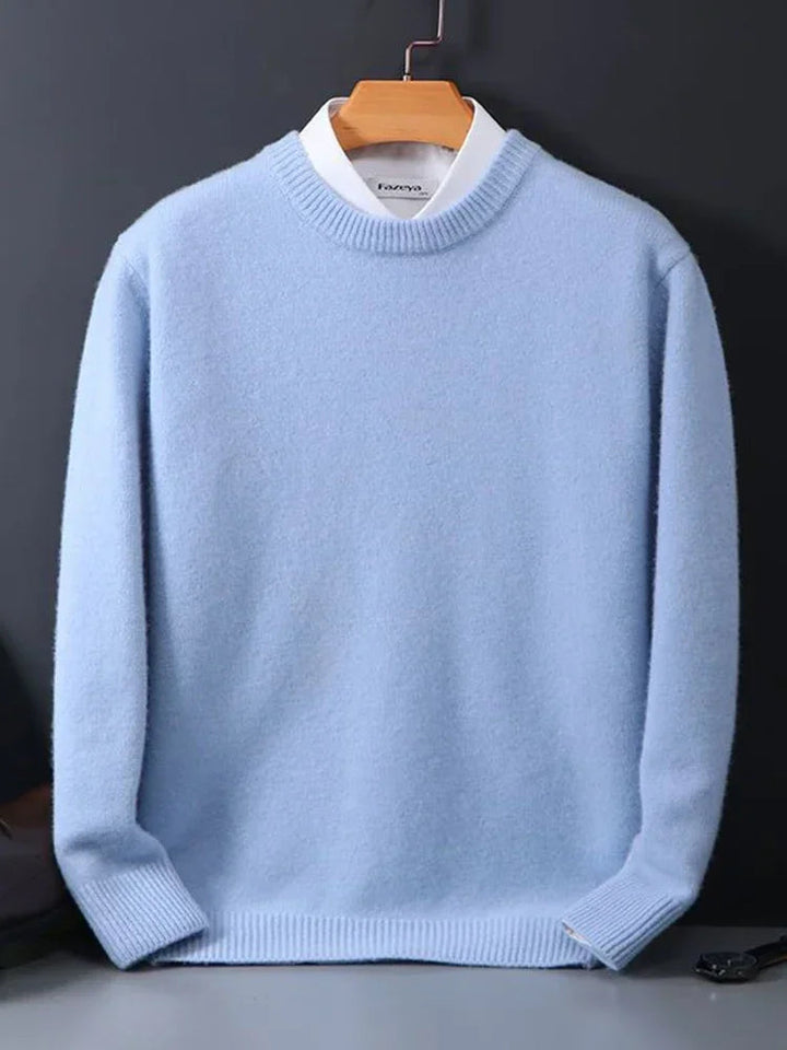 Zaldy | Pull en maille pour homme à col rond