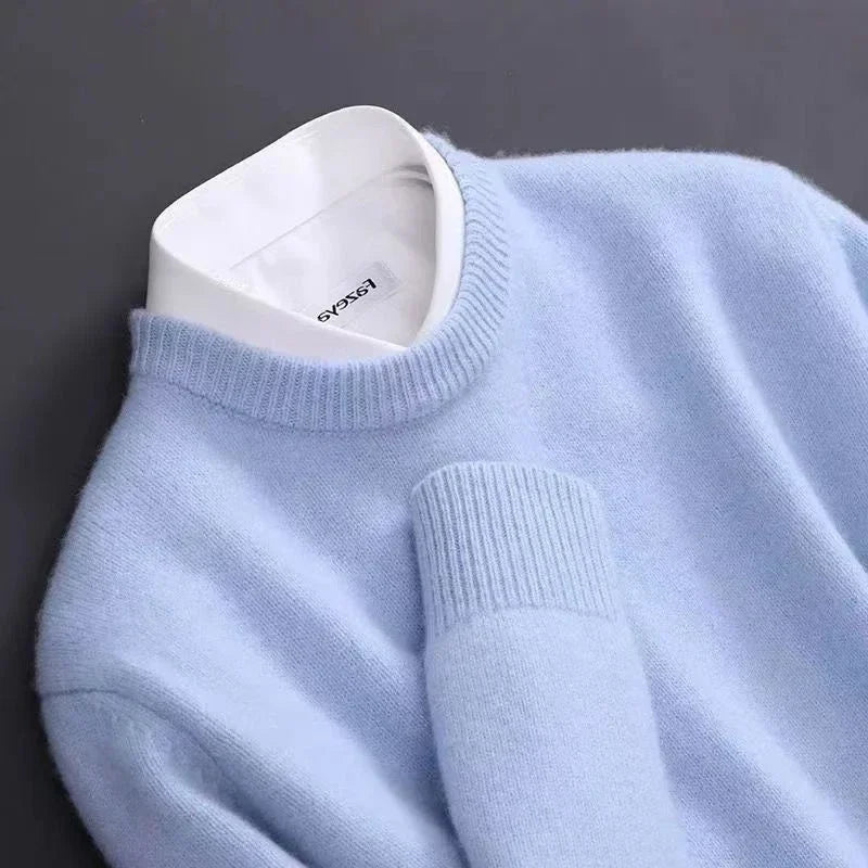 Zaldy | Pull en maille pour homme à col rond
