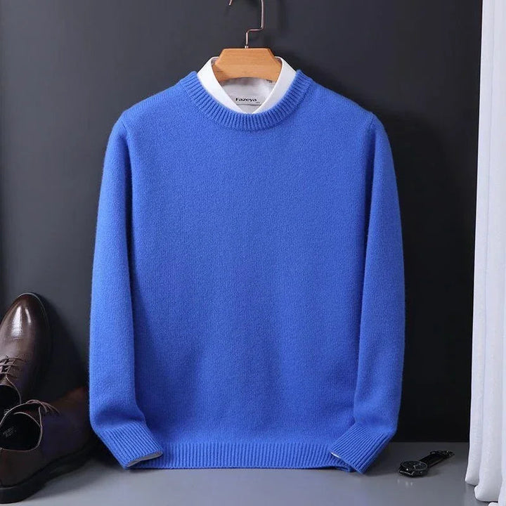 Zaldy | Pull en maille pour homme à col rond