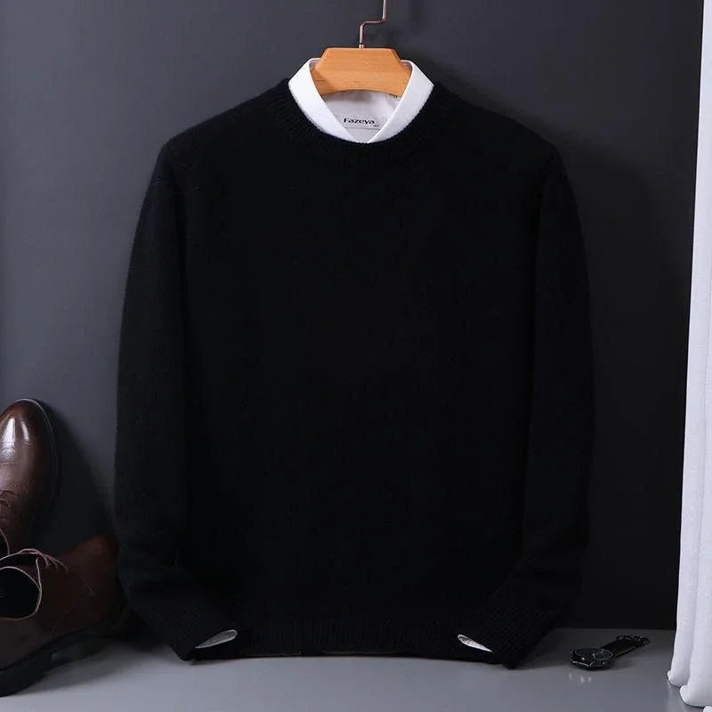 Zaldy | Pull en maille pour homme à col rond
