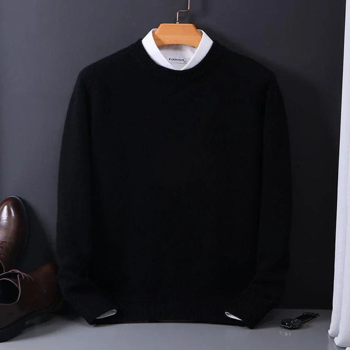 Zaldy | Pull en maille pour homme à col rond