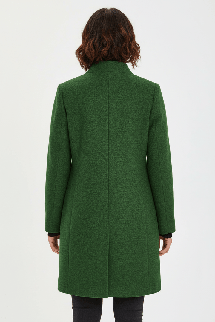 Emilia | Manteau pour femme en mélange de laine avec col montant