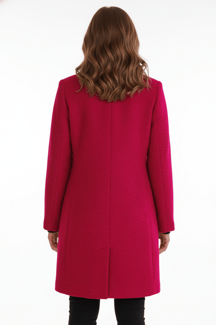 Emilia | Manteau pour femme en mélange de laine avec col montant