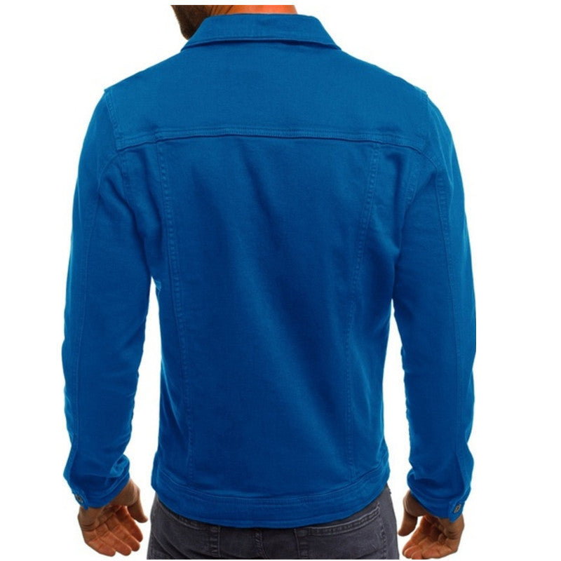 Felix | Veste en jean pour homme avec patte de boutonnage