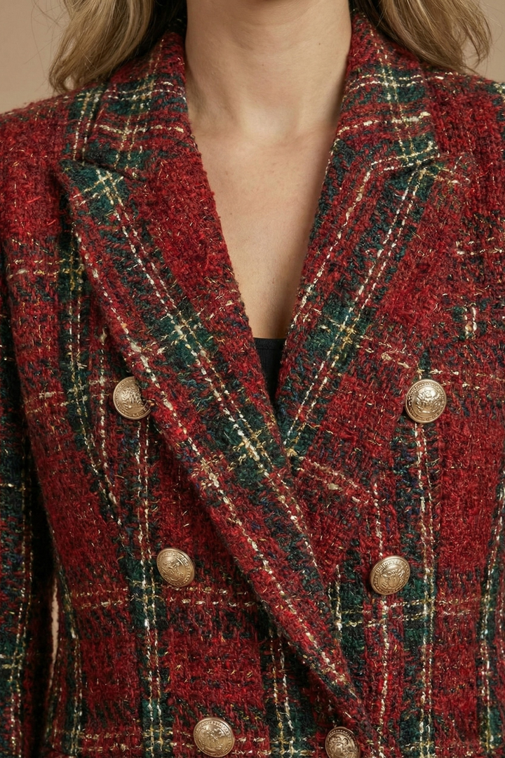Jana | Women's Double-Breasted Tweed Blazer