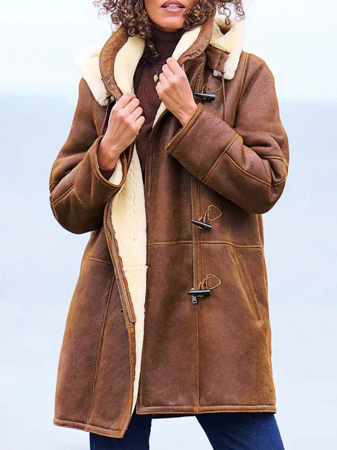 Johanna | Manteau d'hiver chaud à capuche pour femme