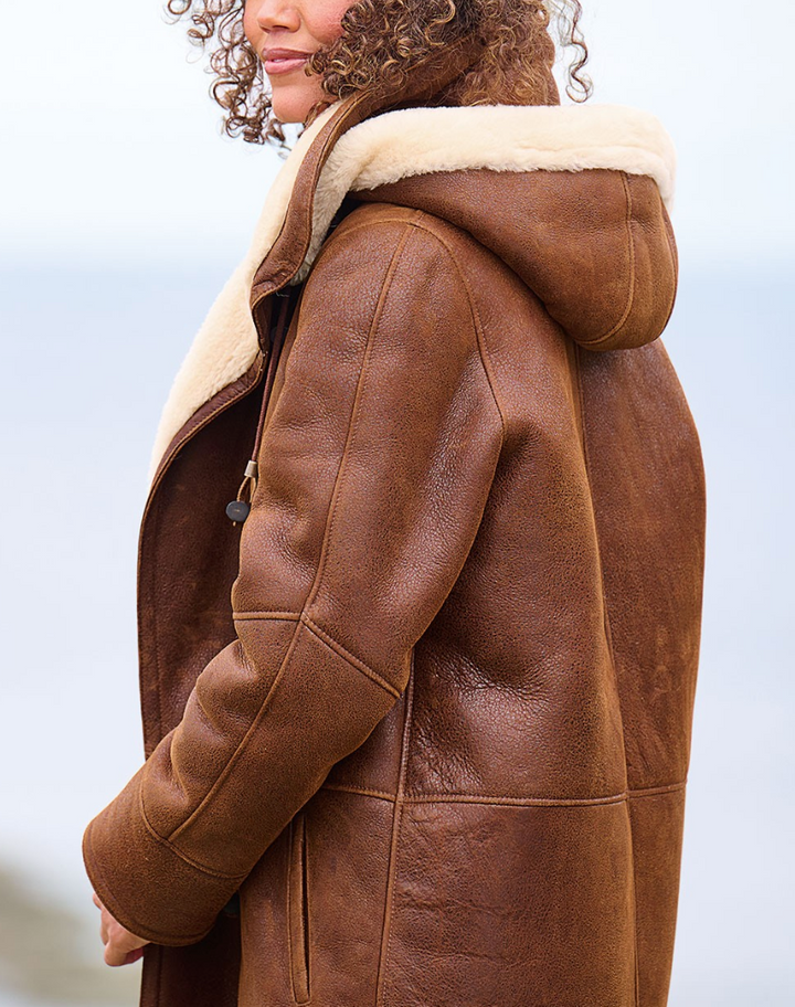 Johanna | Manteau d'hiver chaud à capuche pour femme