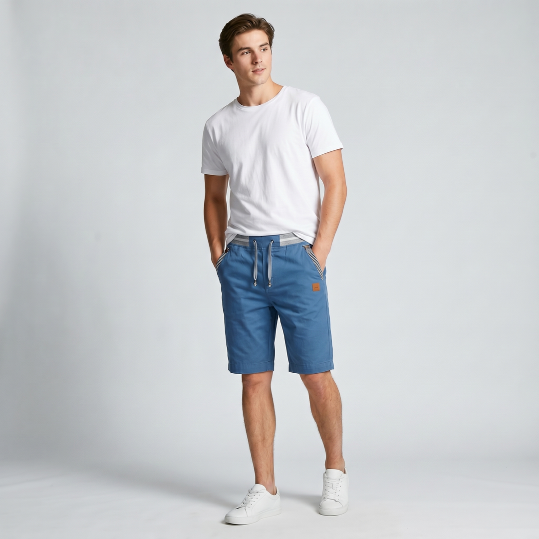 Jonas | Short homme longueur genou avec cordon de serrage